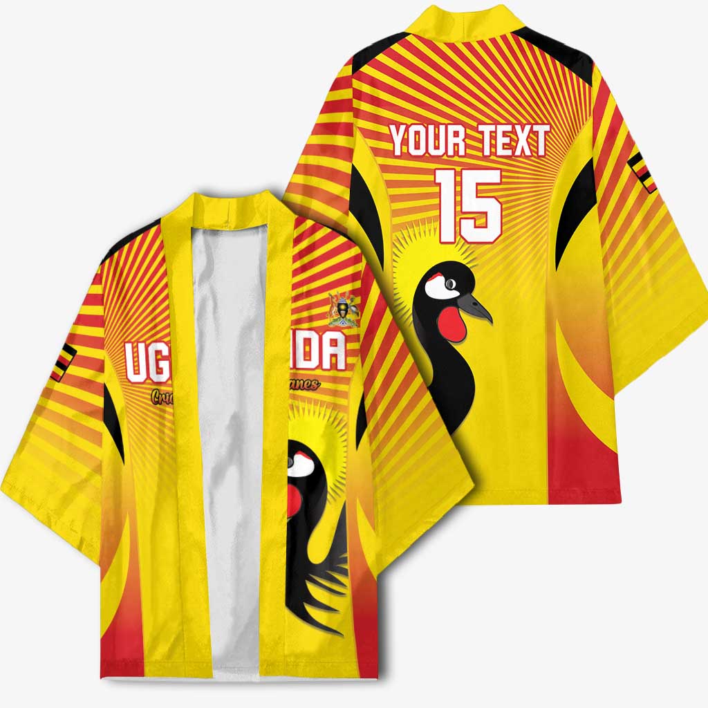 Custom Uganda Cricket Kimono Go Cricket Cranes Go