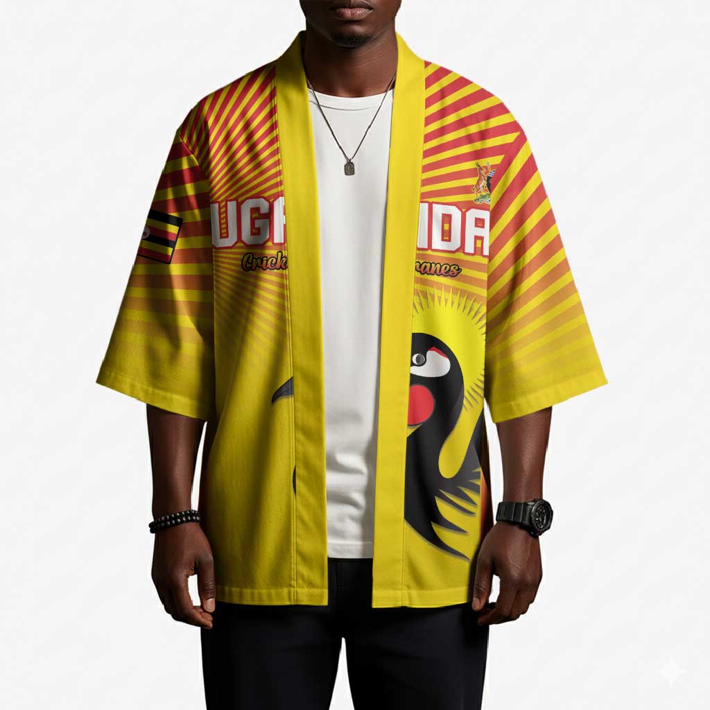 Custom Uganda Cricket Kimono Go Cricket Cranes Go