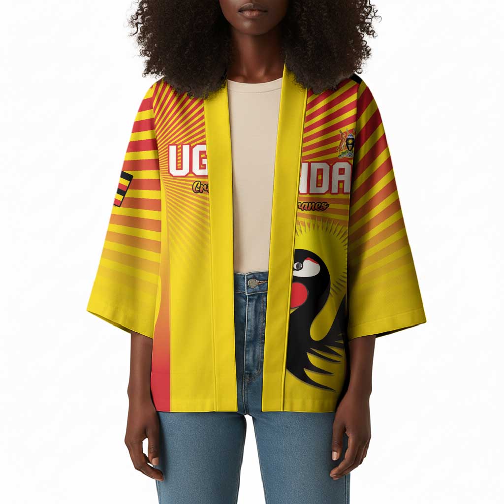 Custom Uganda Cricket Kimono Go Cricket Cranes Go