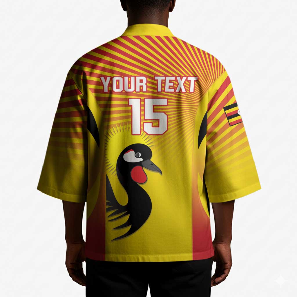 Custom Uganda Cricket Kimono Go Cricket Cranes Go