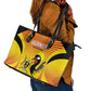 Uganda Cricket Leather Tote Bag Go Champions - African Pride