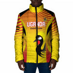Custom Uganda Cricket Padded Jacket Go Cricket Cranes Go