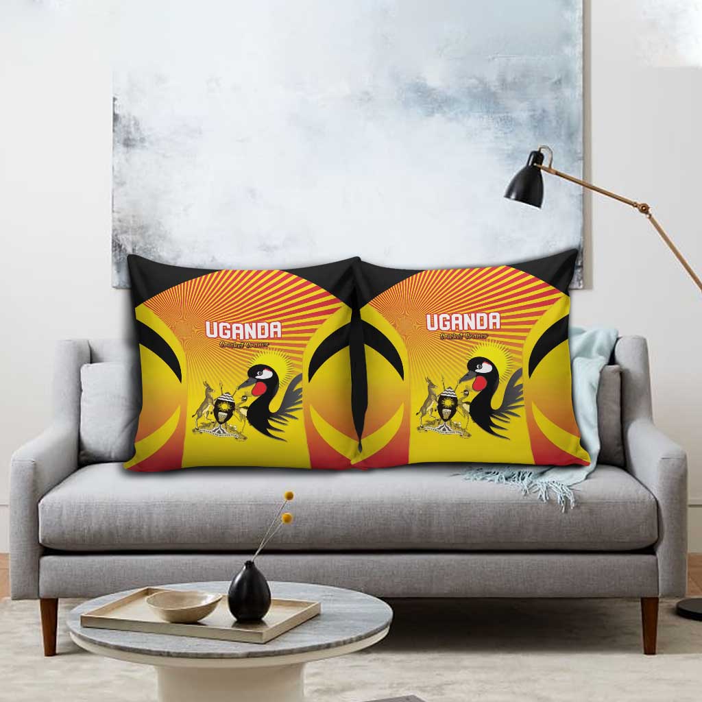 Uganda Cricket Pillow Cover Go Cricket Cranes Go