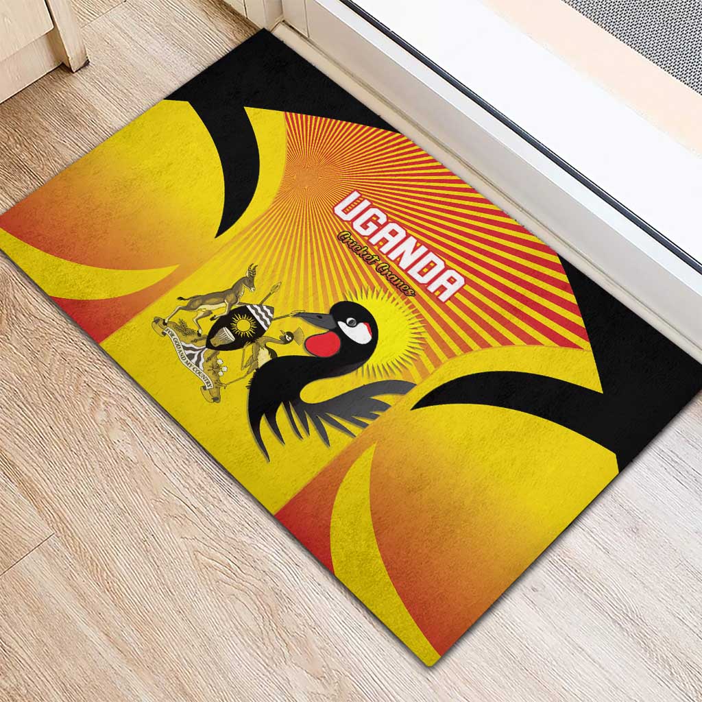 Uganda Cricket Rubber Doormat Go Champions - African Pride