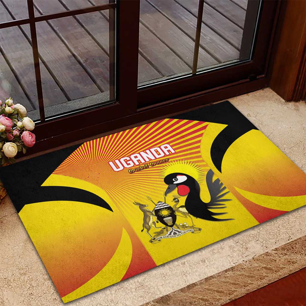Uganda Cricket Rubber Doormat Go Champions - African Pride