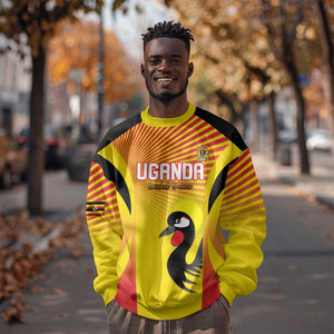 Custom Uganda Cricket Sweatshirt Go Champions - African Pride