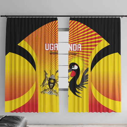 Uganda Cricket Window Curtain Go Champions - African Pride