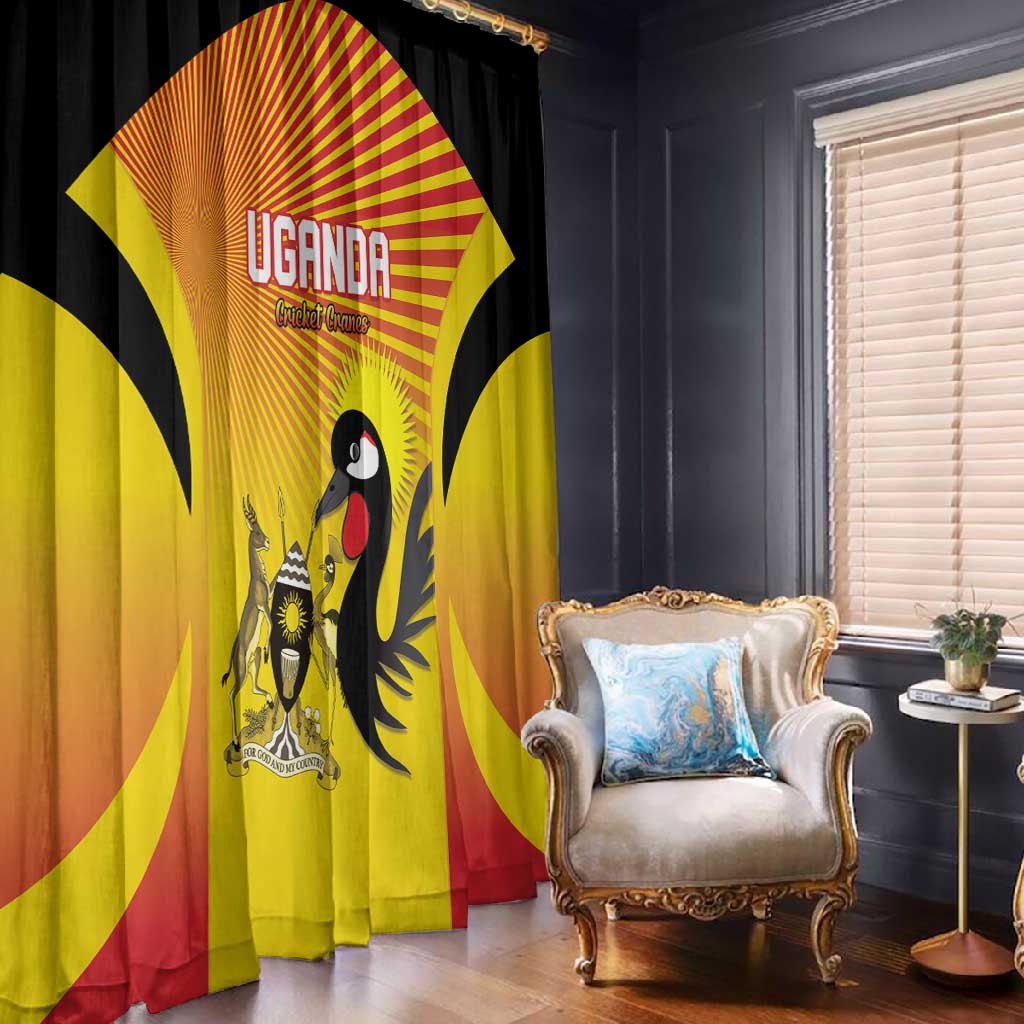 Uganda Cricket Window Curtain Go Champions - African Pride