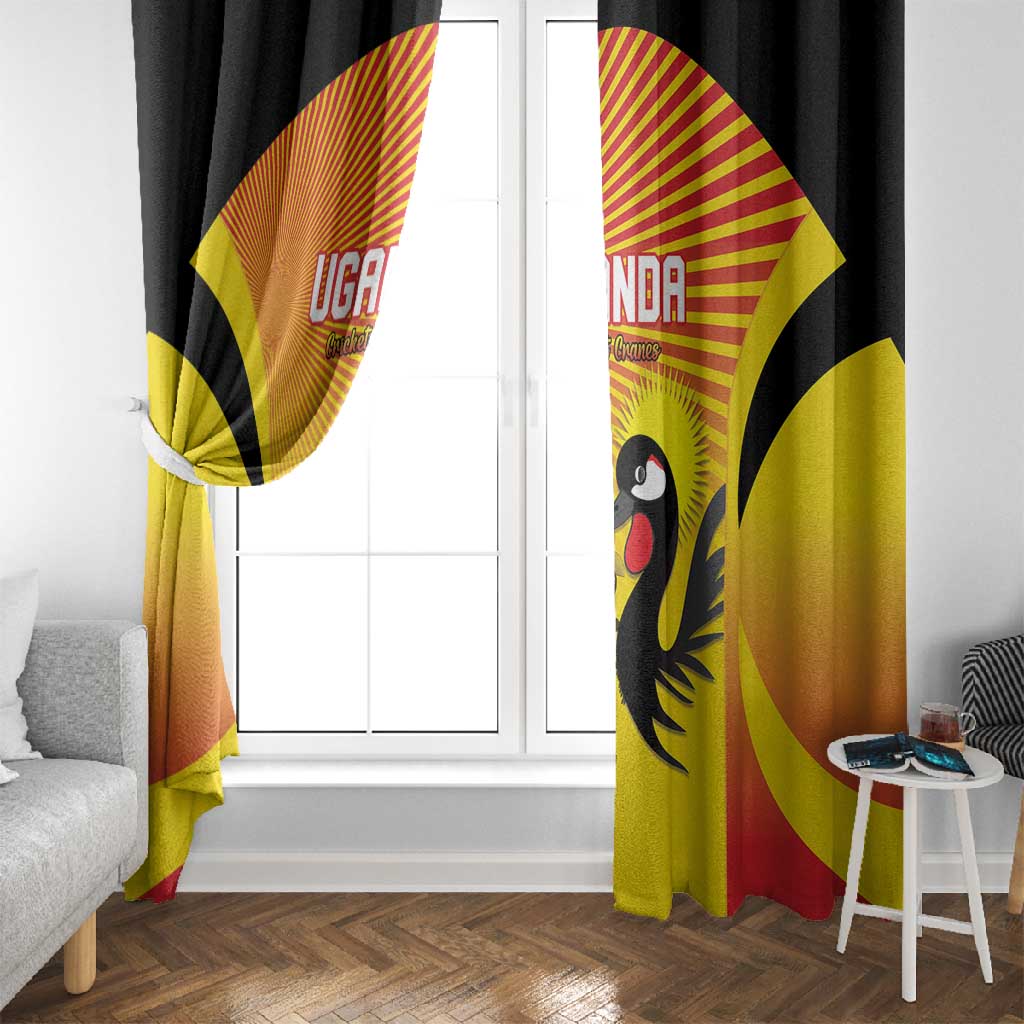 Uganda Cricket Window Curtain Go Champions - African Pride