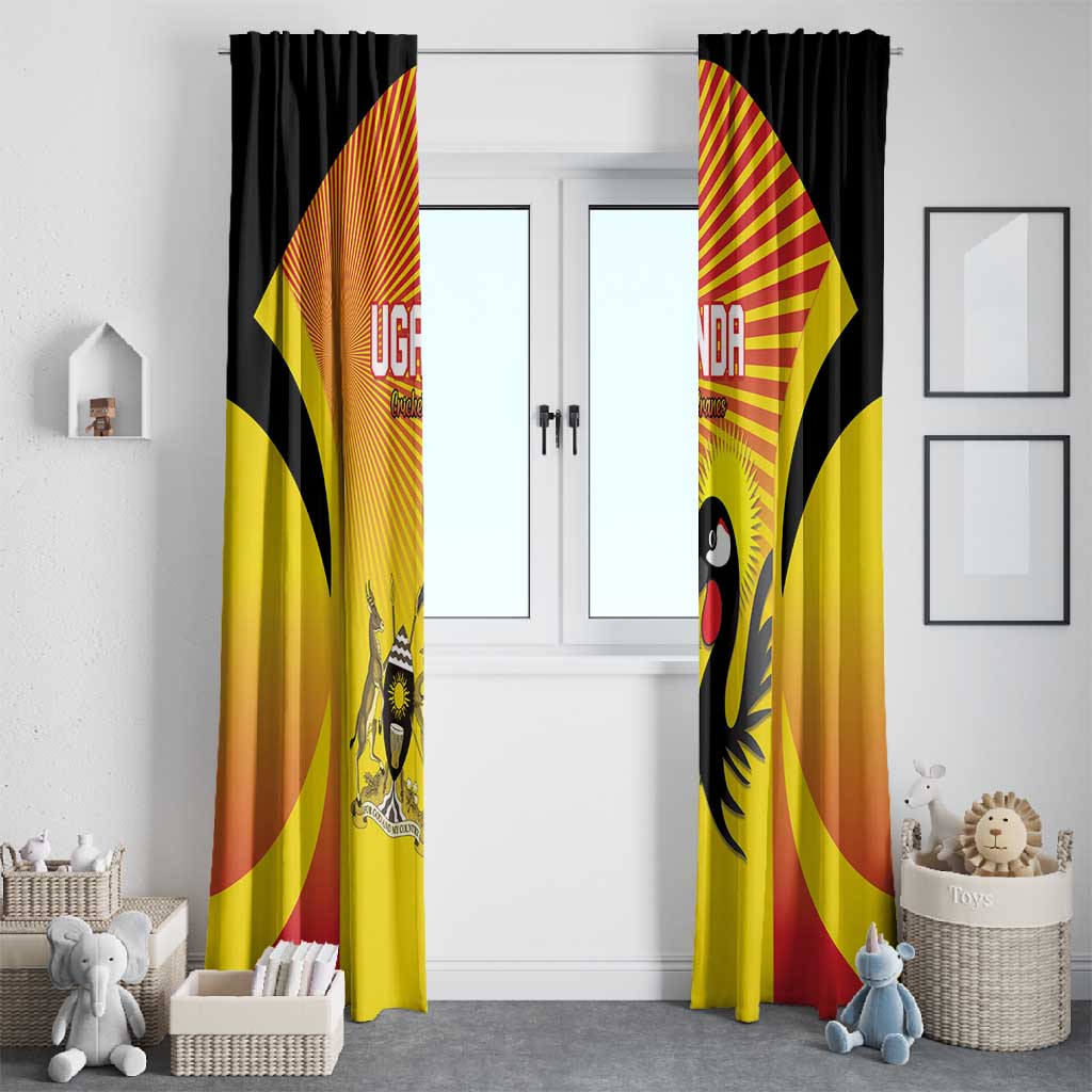 Uganda Cricket Window Curtain Go Champions - African Pride