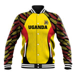 Custom Uganda Cricket Baseball Jacket Come On Cricket Cranes - African Pride