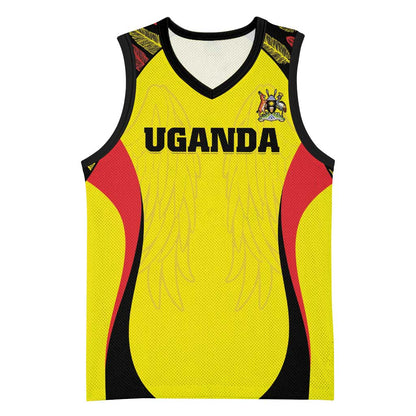 Custom Uganda Cricket Basketball Jersey Come On Cricket Cranes LT15