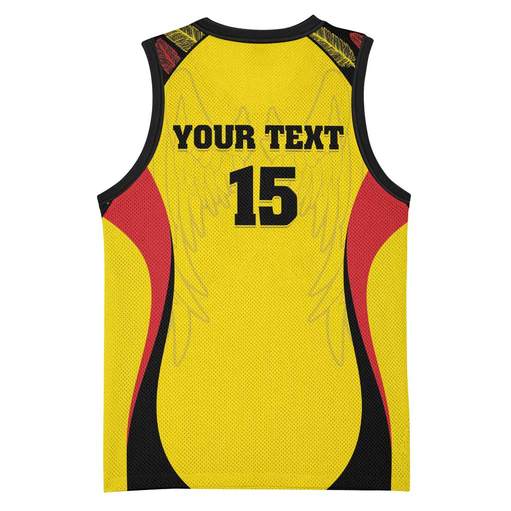 Custom Uganda Cricket Basketball Jersey Come On Cricket Cranes LT15