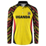 Custom Uganda Cricket Button Sweatshirt Go Cricket Cranes