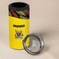 Custom Uganda Cricket 4 in 1 Can Cooler Tumbler Come On Cricket Cranes - African Pride