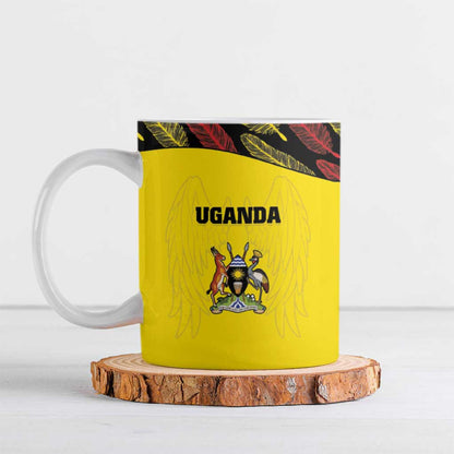 Custom Uganda Cricket Ceramic Mug Go Cricket Cranes