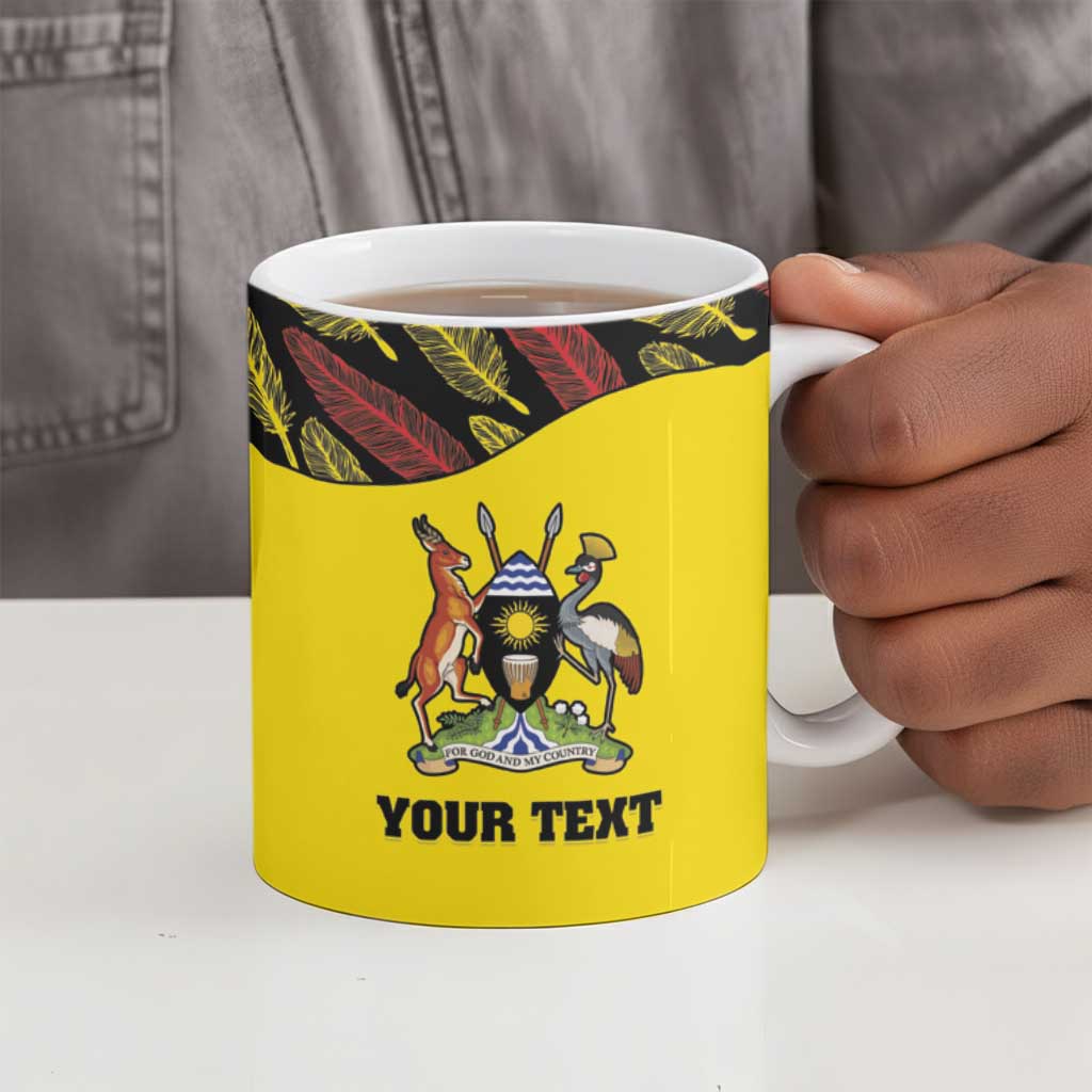Custom Uganda Cricket Ceramic Mug Go Cricket Cranes