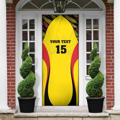 Custom Uganda Cricket Door Cover Go Cricket Cranes