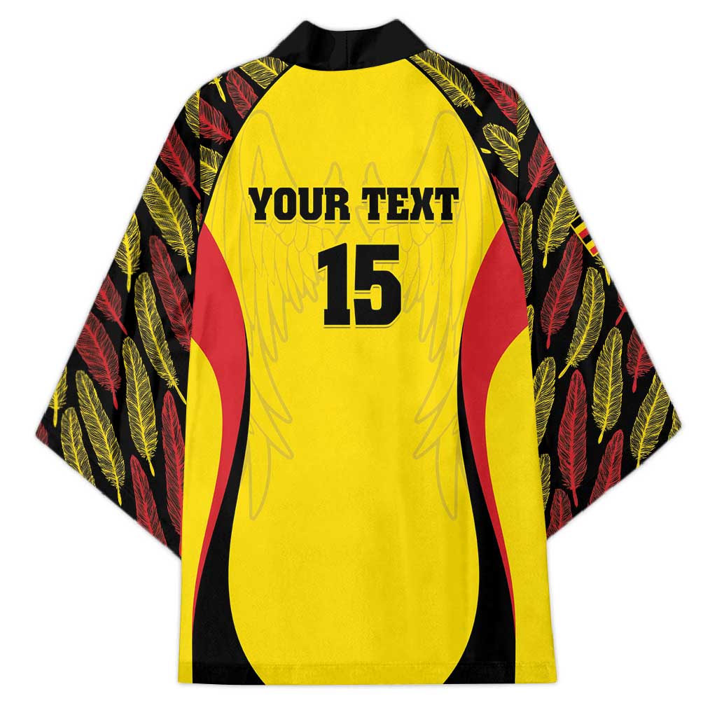 Custom Uganda Cricket Kimono Go Cricket Cranes
