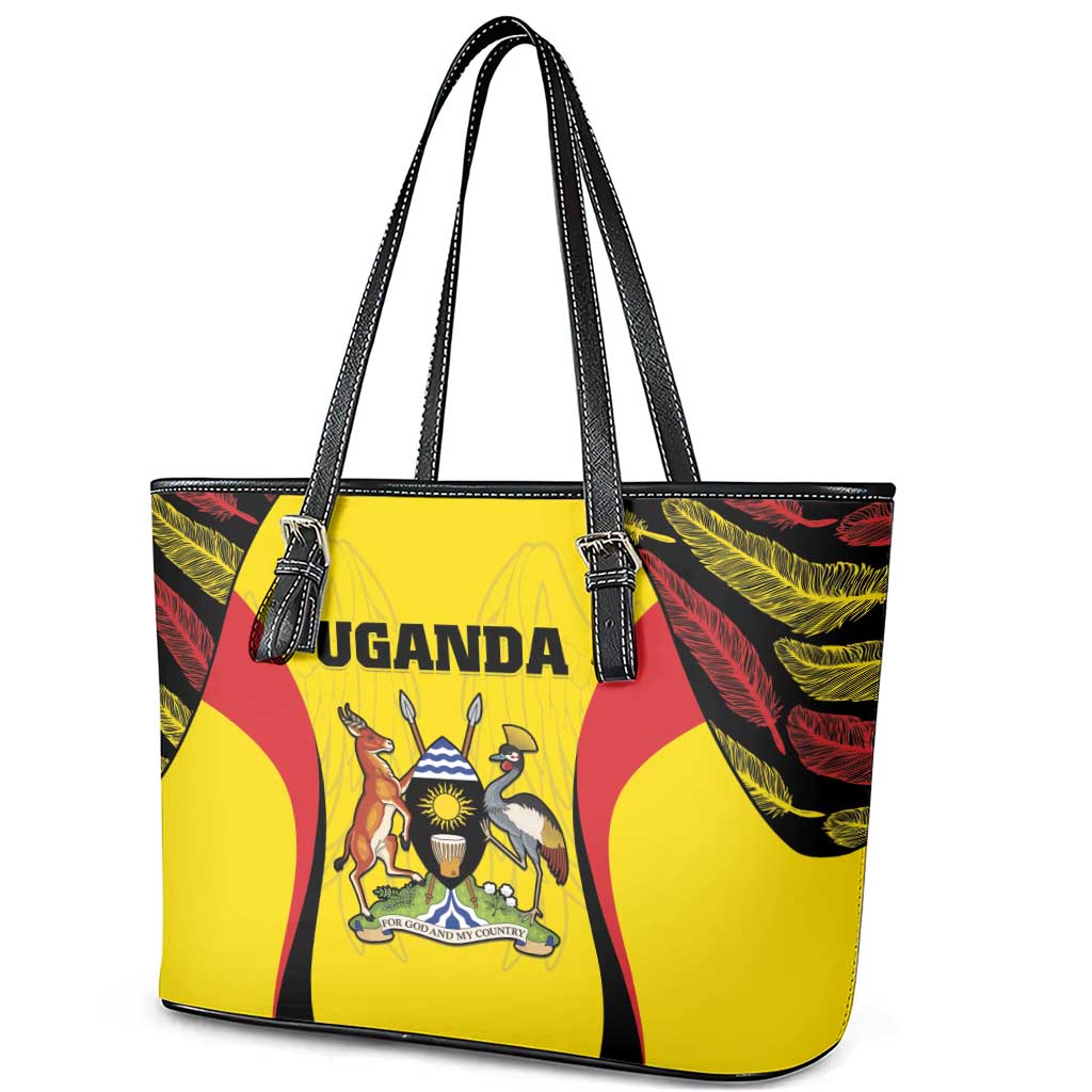 Uganda Cricket Leather Tote Bag Come On Cricket Cranes - African Pride