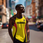 Custom Uganda Cricket Men Tank Top Come On Cricket Cranes - African Pride