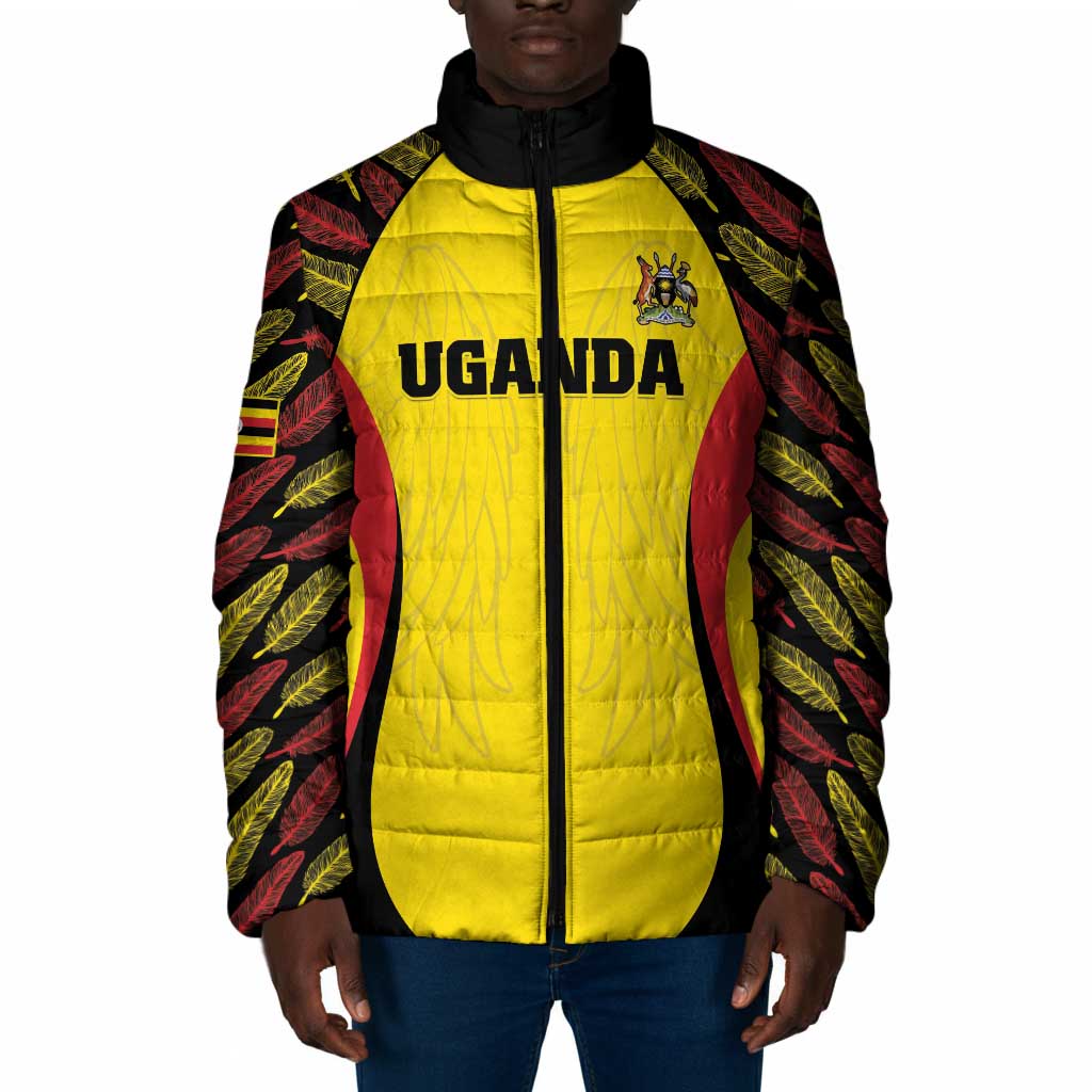 Custom Uganda Cricket Padded Jacket Go Cricket Cranes