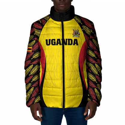 Custom Uganda Cricket Padded Jacket Go Cricket Cranes