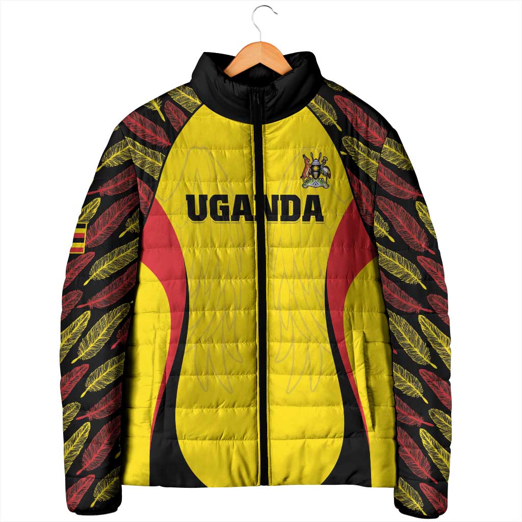 Custom Uganda Cricket Padded Jacket Go Cricket Cranes