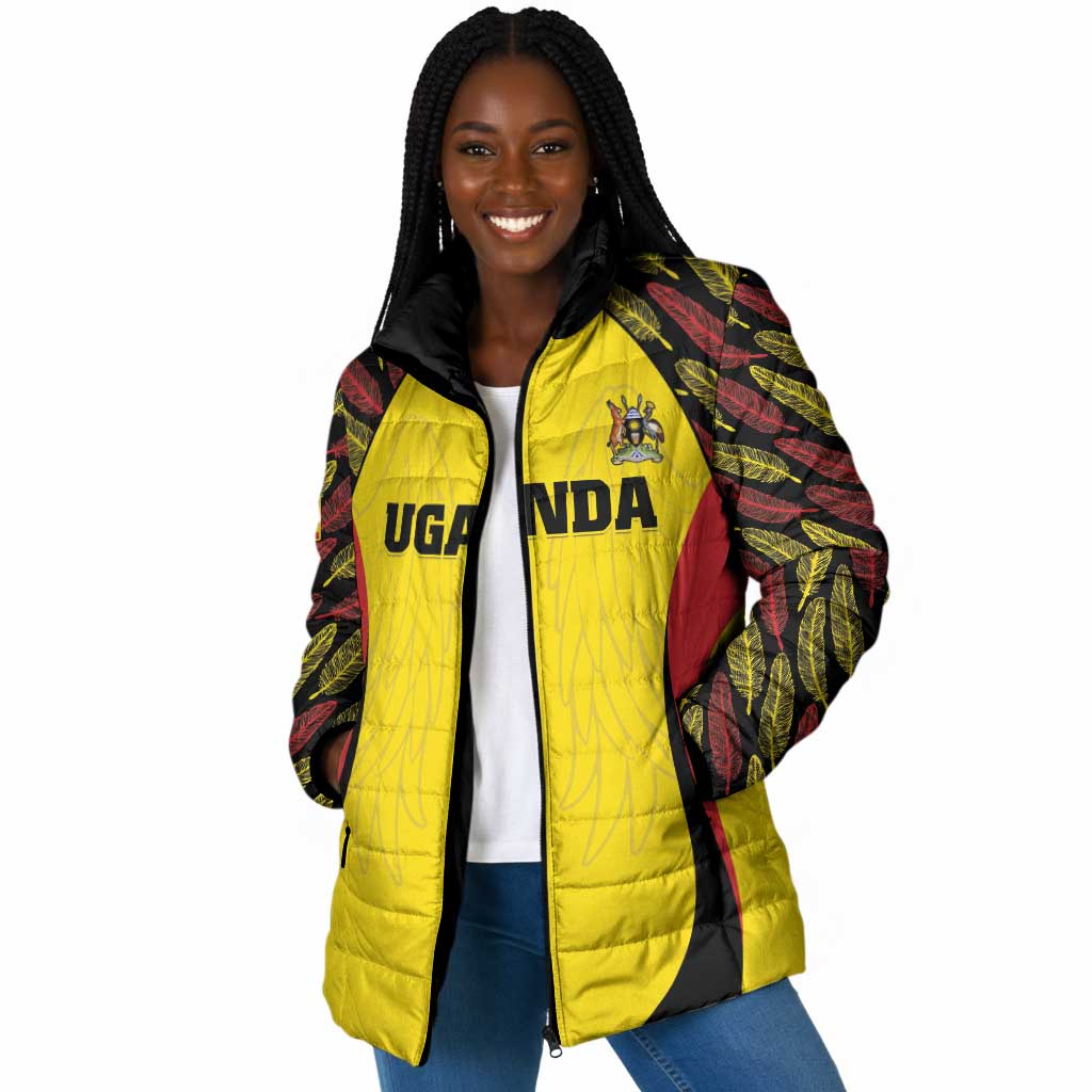 Custom Uganda Cricket Padded Jacket Go Cricket Cranes