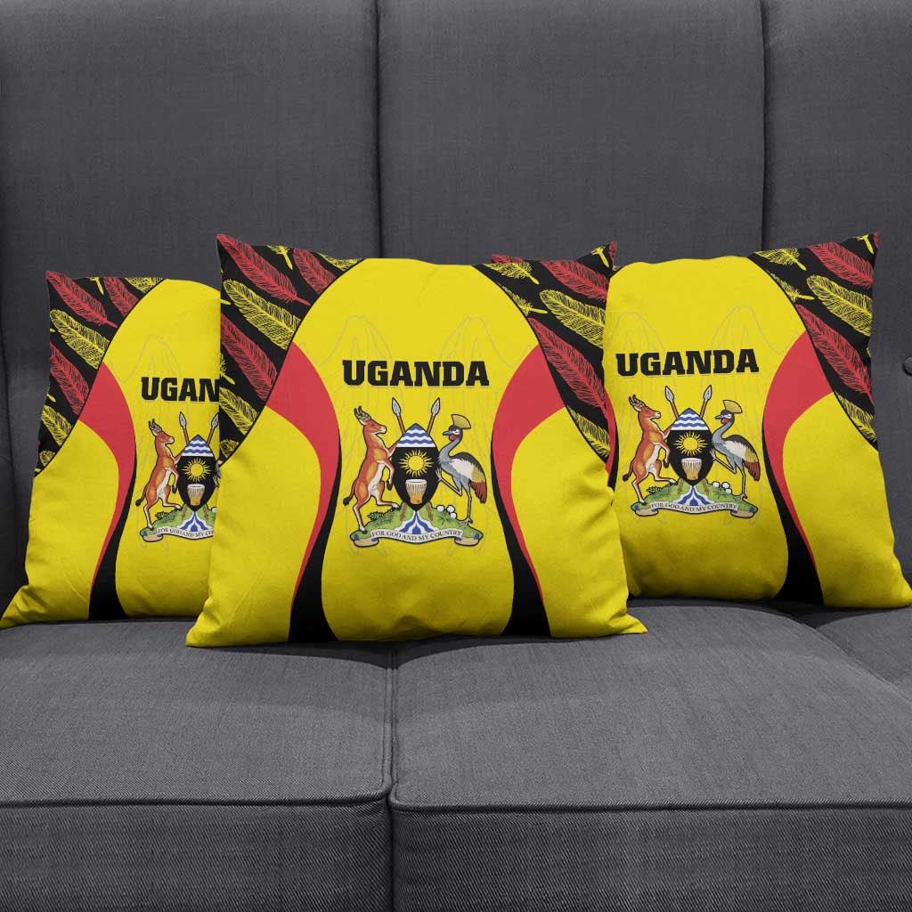 Uganda Cricket Pillow Cover Go Cricket Cranes
