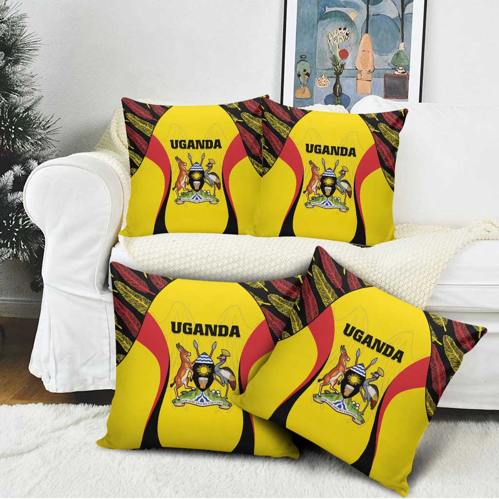Uganda Cricket Pillow Cover Go Cricket Cranes