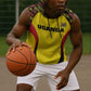 Custom Uganda Cricket Sleeveless Hoodie Come On Cricket Cranes - African Pride