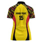 Custom Uganda Cricket Women Polo Shirt Come On Cricket Cranes - African Pride
