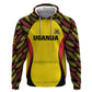 Custom Uganda Cricket Zip Hoodie Come On Cricket Cranes - African Pride