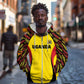 Custom Uganda Cricket Zip Hoodie Come On Cricket Cranes - African Pride