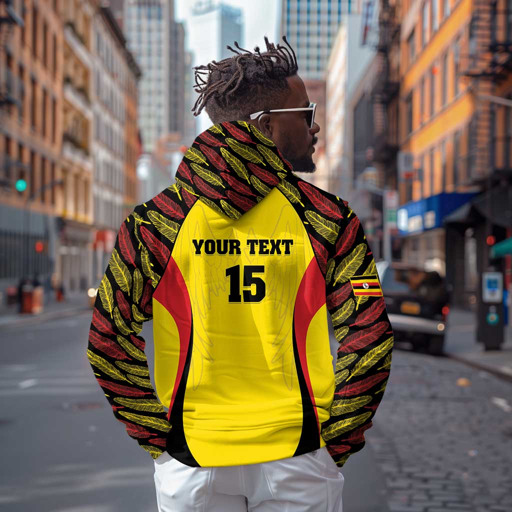 Custom Uganda Cricket Zip Hoodie Come On Cricket Cranes - African Pride
