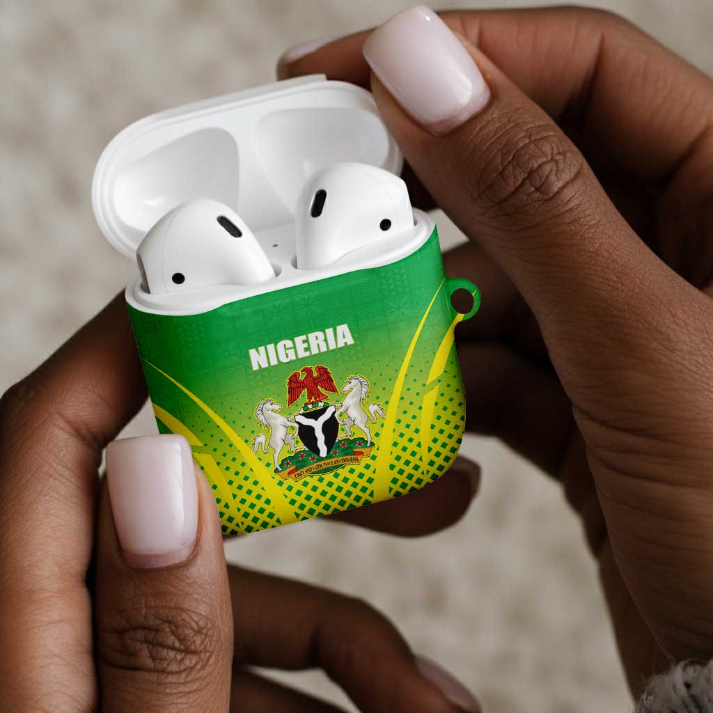 Nigeria Cricket AirPods Case Come On Yellow Greens