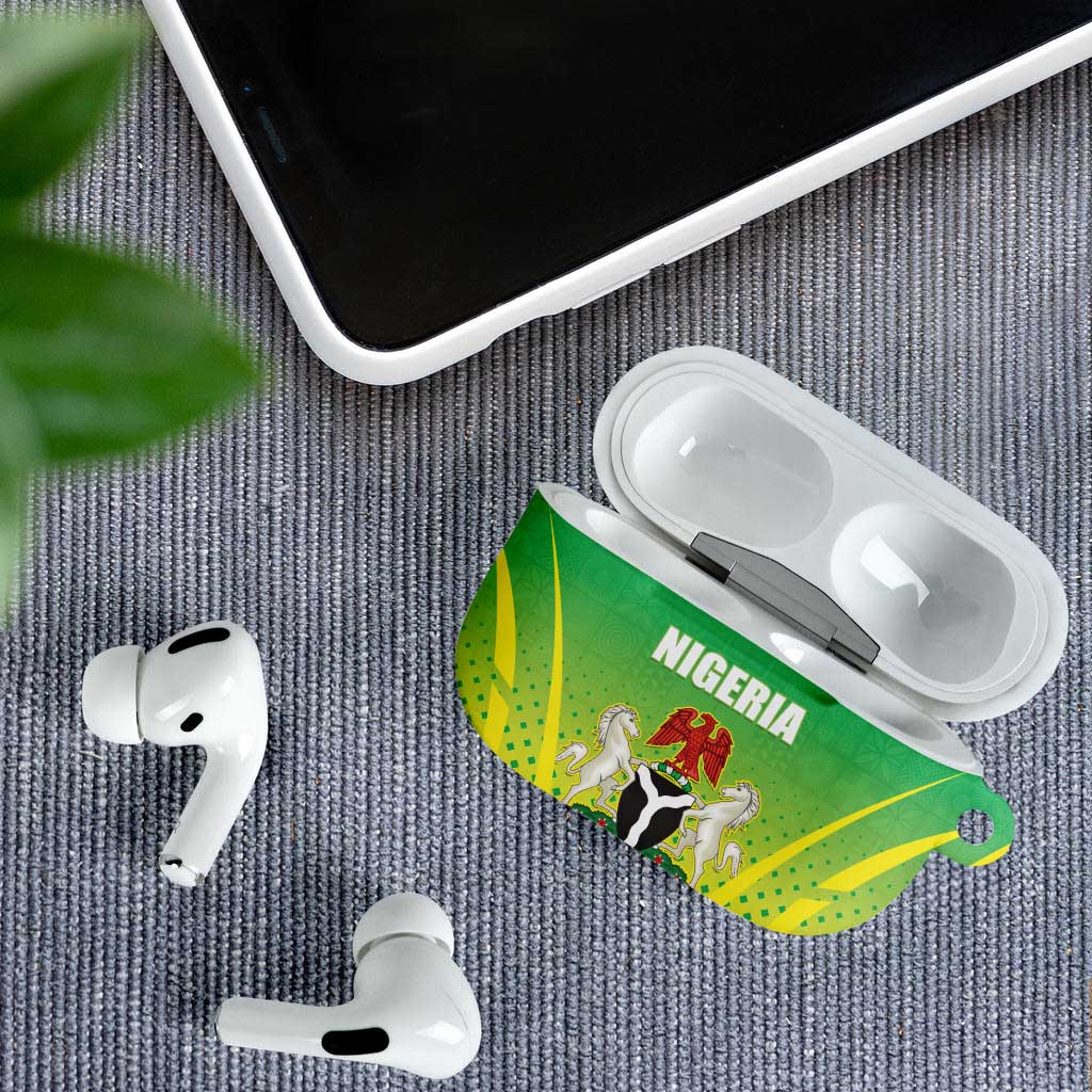 Nigeria Cricket AirPods Case Come On Yellow Greens