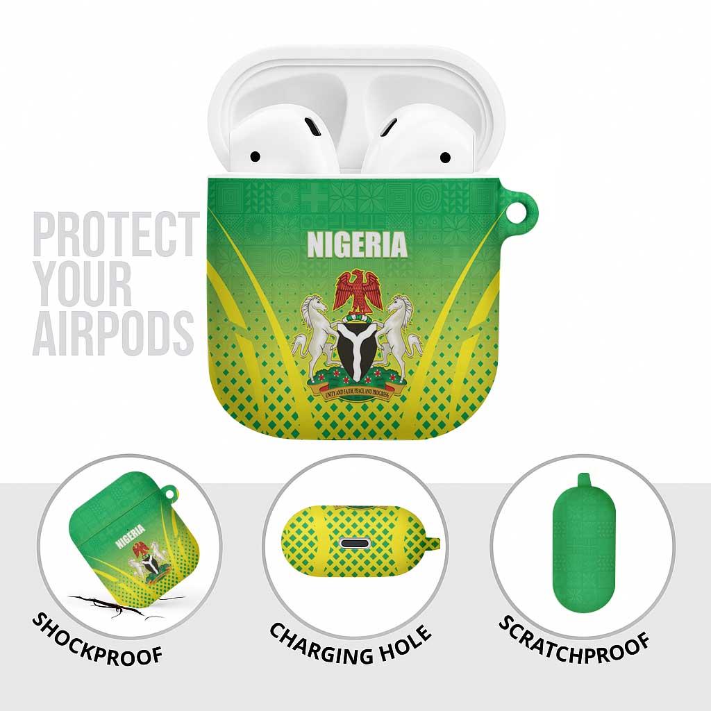 Nigeria Cricket AirPods Case Come On Yellow Greens