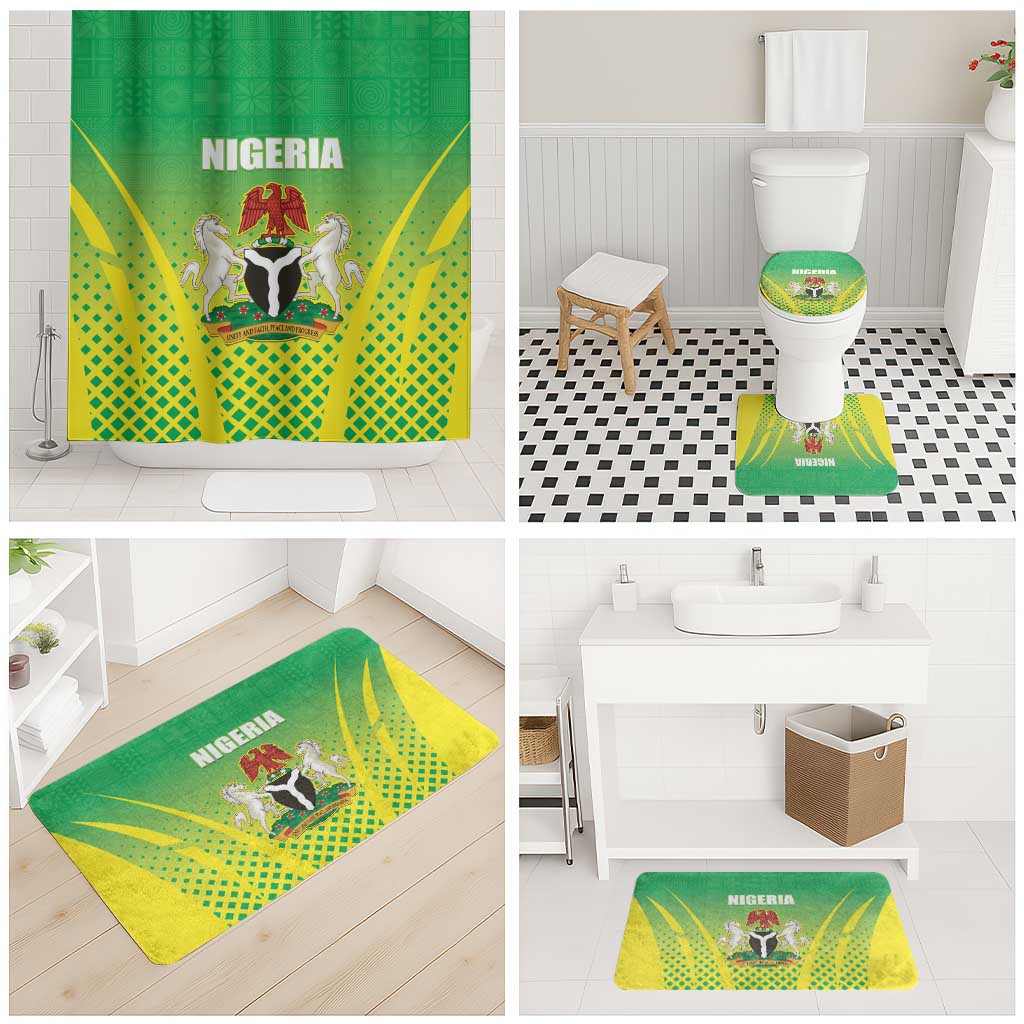 Nigeria Cricket Bathroom Set Come On Yellow Greens