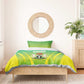 Nigeria Cricket Bedding Set Go Yellow Greens - African Pride
