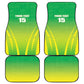 Nigeria Cricket Car Mats Go Yellow Greens - African Pride