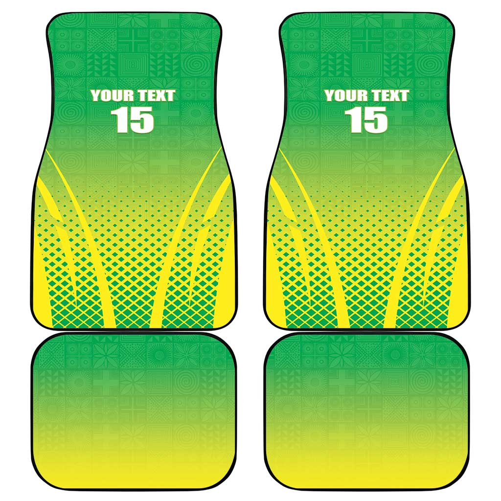 Nigeria Cricket Car Mats Go Yellow Greens - African Pride