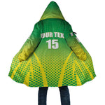 Custom Nigeria Cricket Cloak Come On Yellow Greens