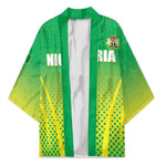 Custom Nigeria Cricket Kimono Come On Yellow Greens