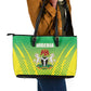 Nigeria Cricket Leather Tote Bag Go Yellow Greens - African Pride