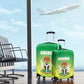 Nigeria Cricket Luggage Cover Go Yellow Greens - African Pride