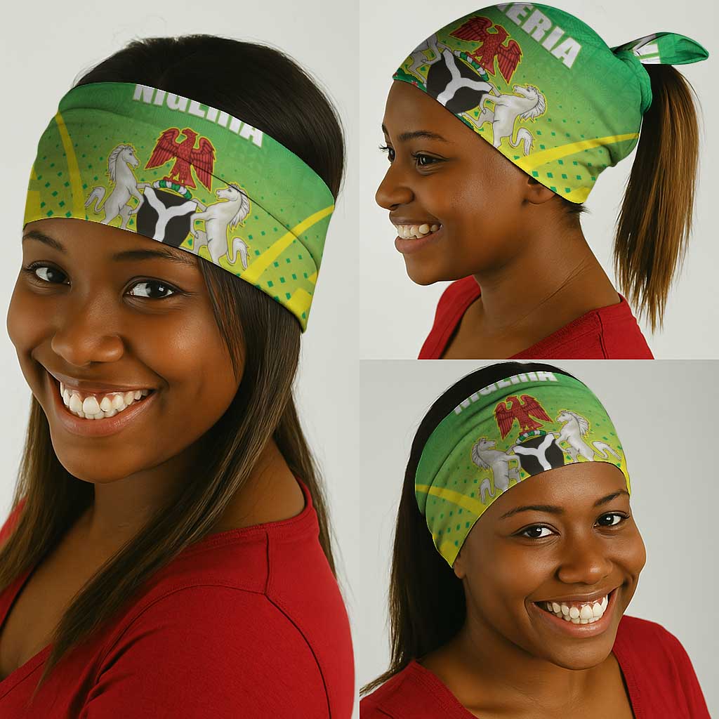 Nigeria Cricket Neck Gaiter Go Yellow Greens LT15