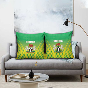 Nigeria Cricket Pillow Cover Come On Yellow Greens