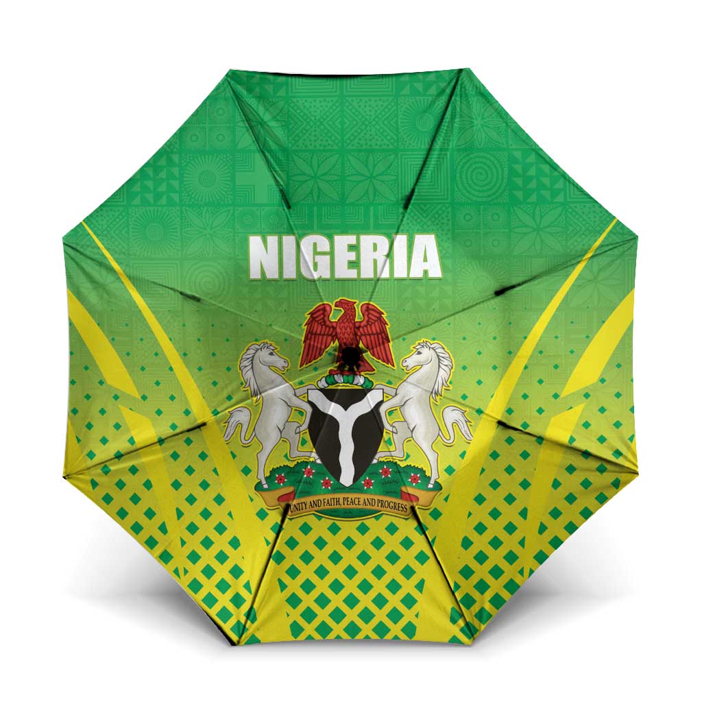 Nigeria Cricket Umbrella Come On Yellow Greens